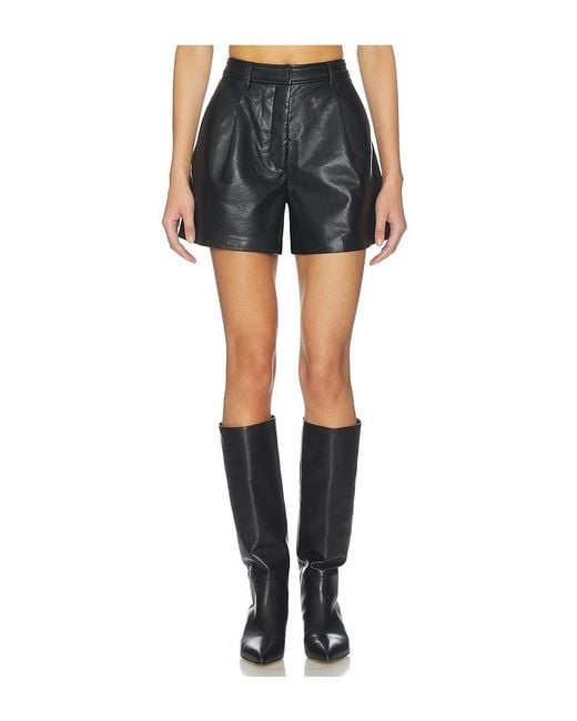 Anine Bing Black Trent Short