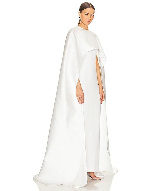 Solace London White Leni Maxi Dress