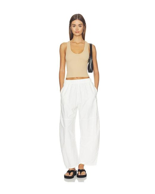 Free People White X Intimately Fp Clean Slate Tank
