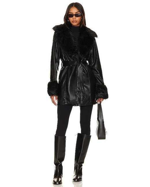 Show Me Your Mumu Black Penny Lane Coat