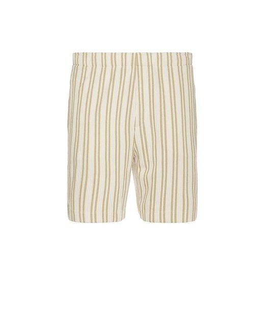 Vince Natural Jacquard Stripe Short for men