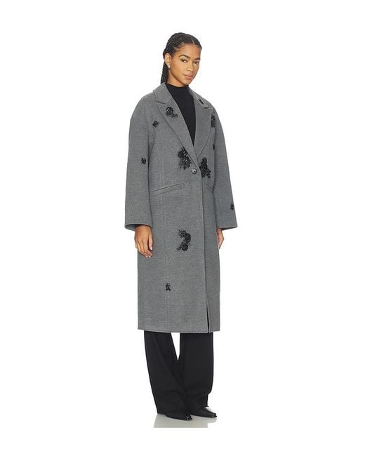 Abrigo Crystal Ivy Gravis En Color Gris Talla (También En M, S, Xs) Cinq À Sept de color Gray