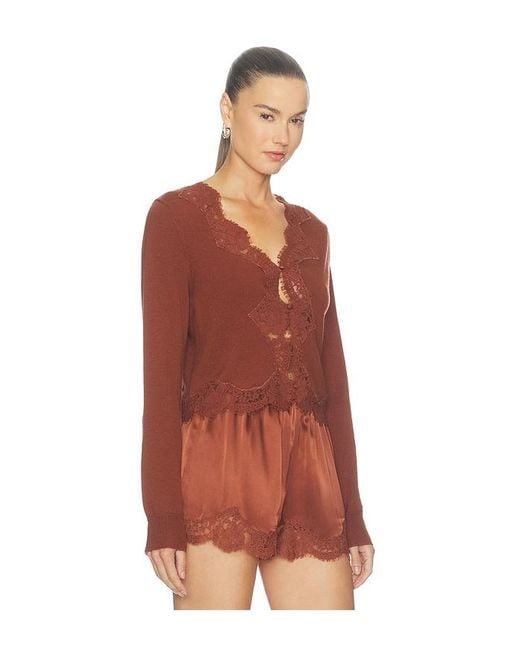 Cami NYC Red Sanders Cardigan