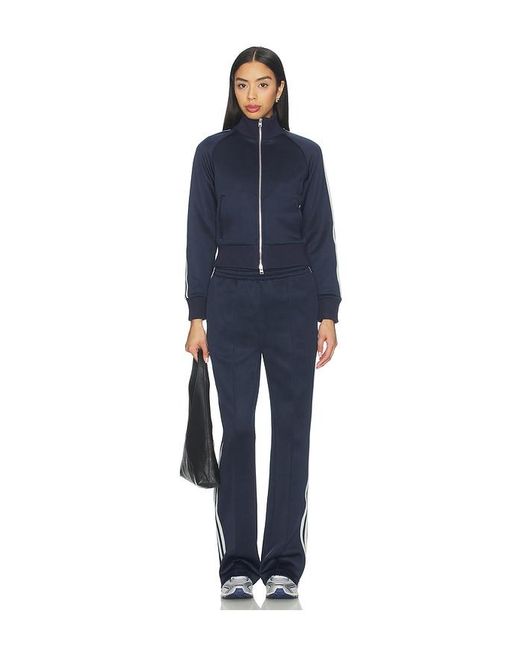 WellBeing + BeingWell Blue The Track Jacket