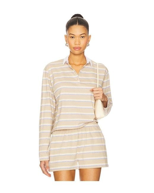 Kule Natural The Lexie Polo Top