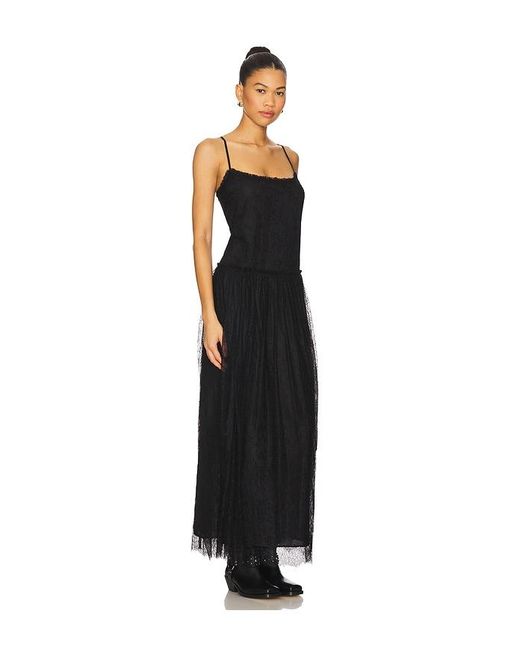 House of Harlow 1960 Black X Revolve Ina Maxi Dress