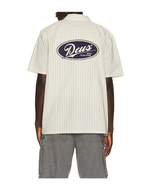 Deus Ex Machina Multicolor Forecourt Stripe Shirt for men