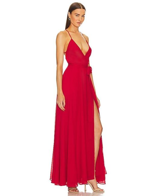 Michael Costello Red X Revolve Hoku Gown