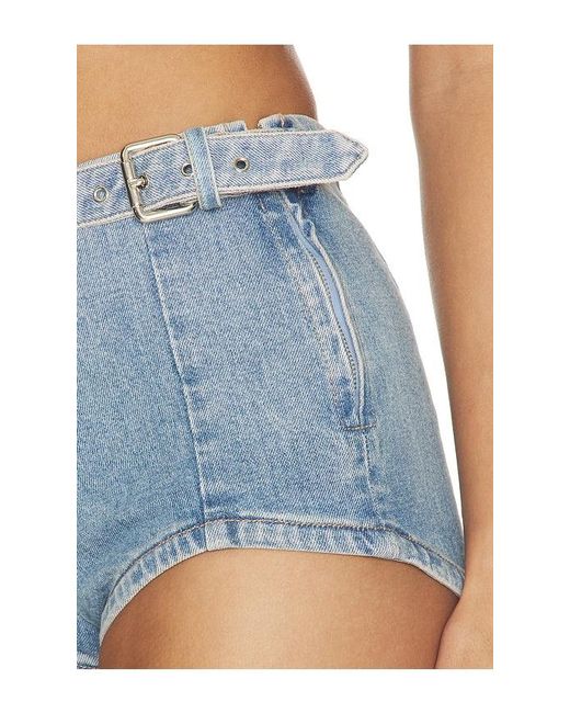 retroféte Blue Oleeara Denim Short