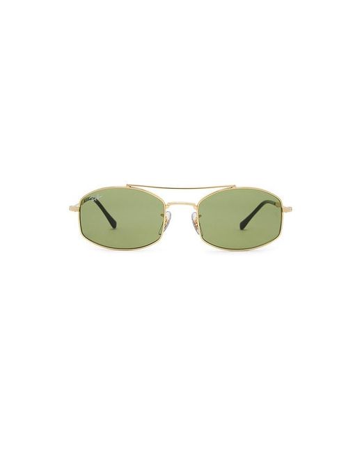Ray-Ban Green Rectangular Sunglasses