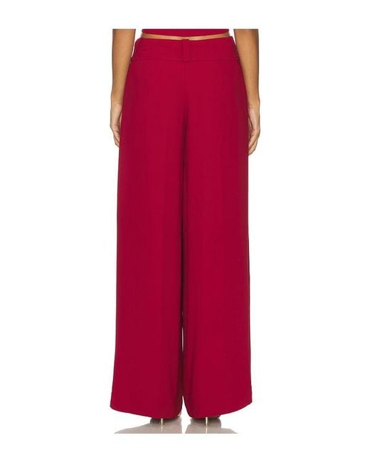 Amanda Uprichard Red Noho Pants