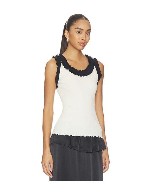 OperaSPORT White Rosalie Seamless Top