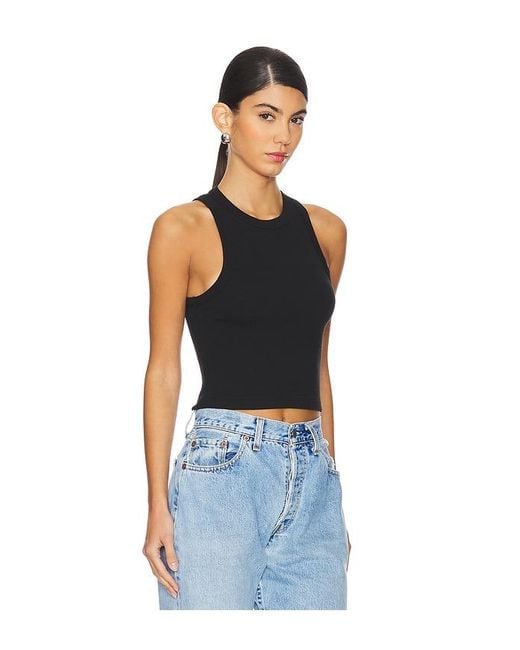 Sold Out NYC Blue The Cropped Not So Basic Tank