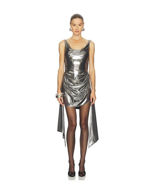 LAQUAN SMITH Metallic Mini Dress