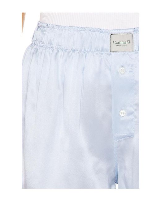 SHORT en Blue Comme Si en coloris White