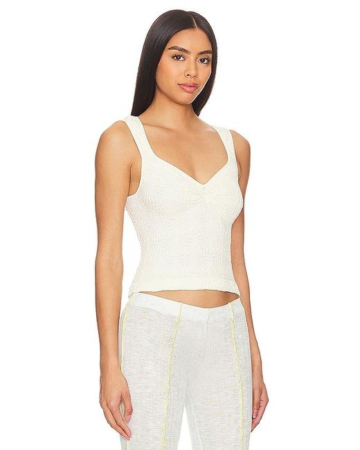 Free People White X Intimately Fp Love Letter Sweetheart Cami