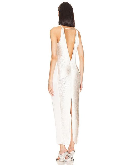 Cult Gaia White Renata Gown