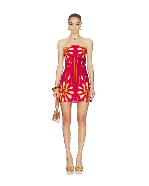 Cala De La Cruz Red Kleid Roma