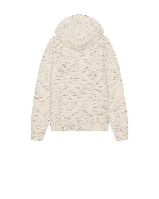 Marine Layer White Fuzzy Sweater Hoodie for men