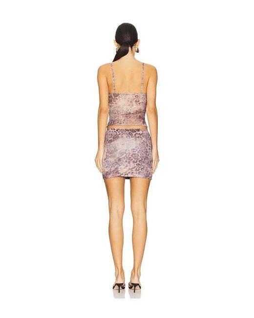 ENSEMBLE JUPE CATHERINE en Brown superdown