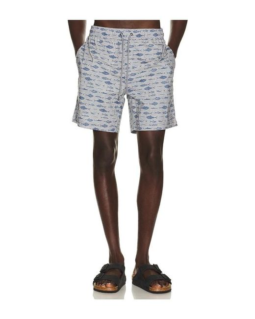 Rails Black Dane Swim Trunks for men