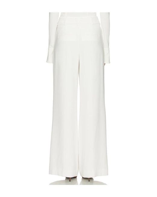 Veronica Beard White Tai Pant