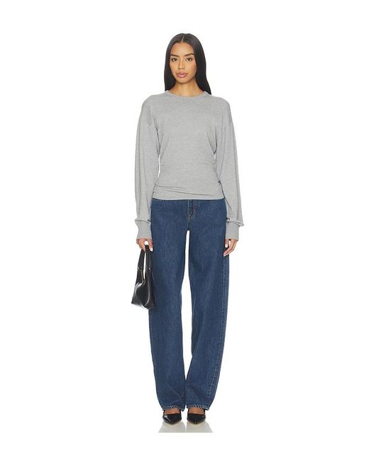 Lovers + Friends Gray Ebba Sweater