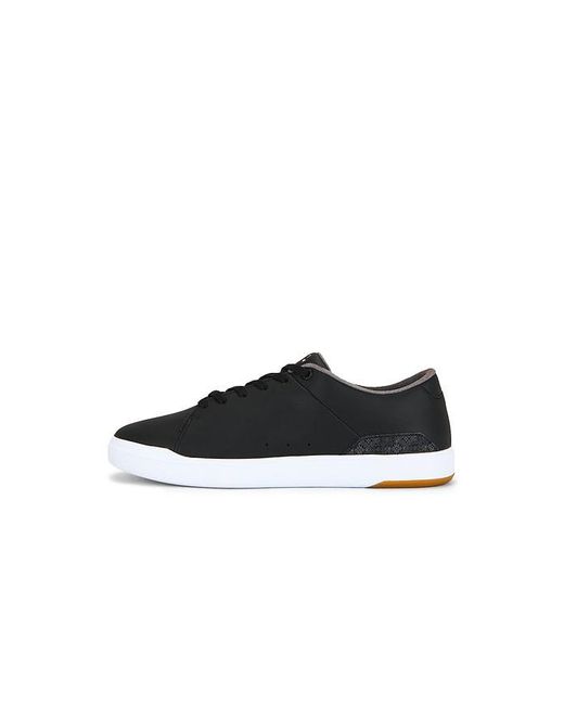 Travis Mathew Black The Modern Cup Sneakers for men