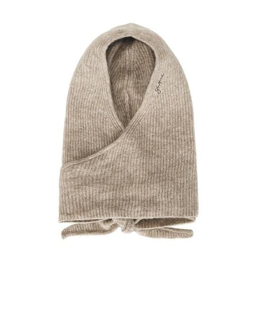 Ganni Black Soft Balaclava