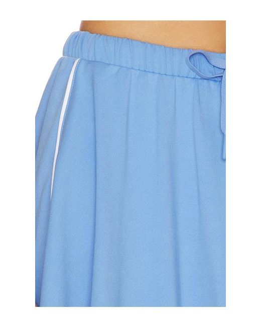 Beyond Yoga Blue Active Drawcord Skirt
