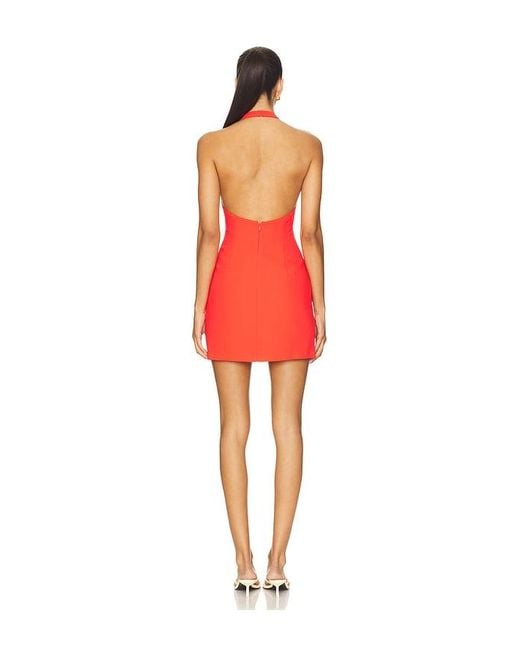 Amanda Uprichard Red Donahue Dress