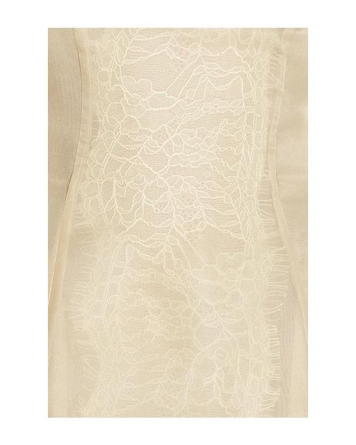 Camila Coelho Natural Delfina Mini Dress