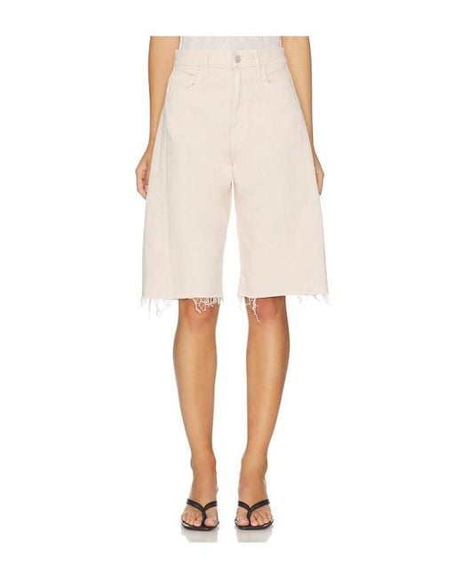 Mother Natural The Half-Pipe Bermuda Fray Shorts