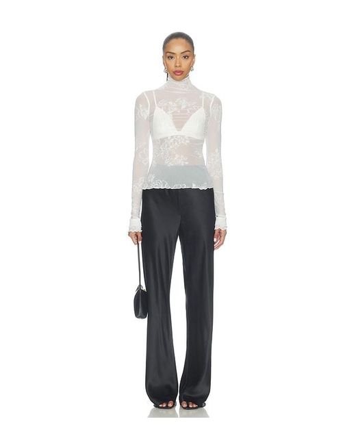 Free People White You Decide Longsleeve