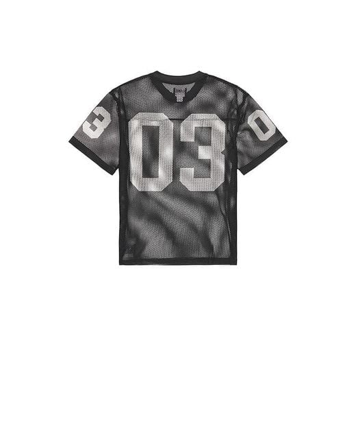 BBCICECREAM Black Varsity Football Jersey for men
