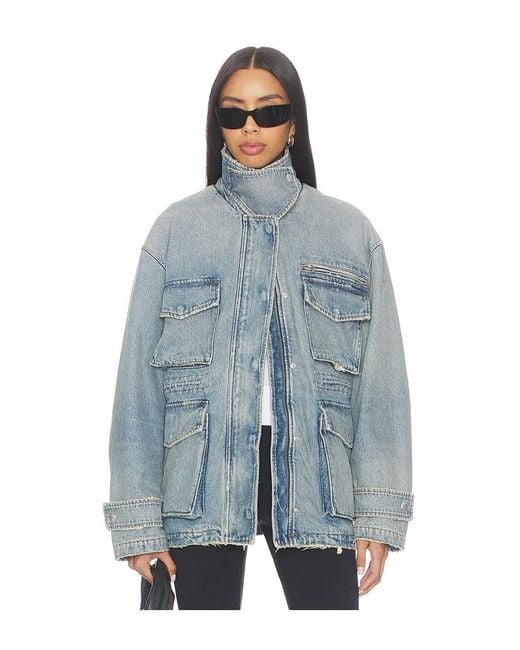 Agolde Blue Aubrey Jacket
