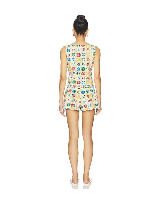 Free People Multicolor Dune Dancer Printed Romper