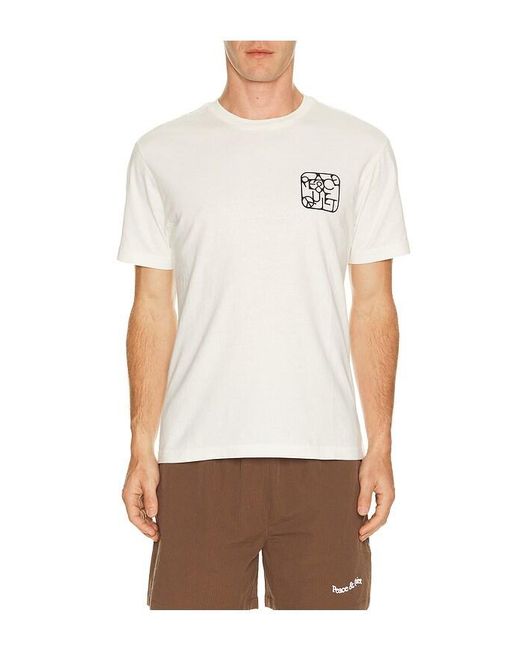 Museum of Peace & Quiet Brown Scramble T-Shirt for men