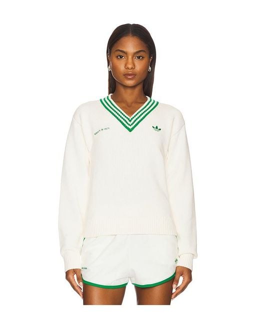 Adidas Originals White X Sporty & Rich Sweater