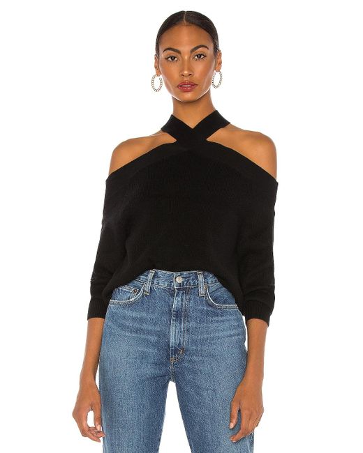 cold shoulder sweater