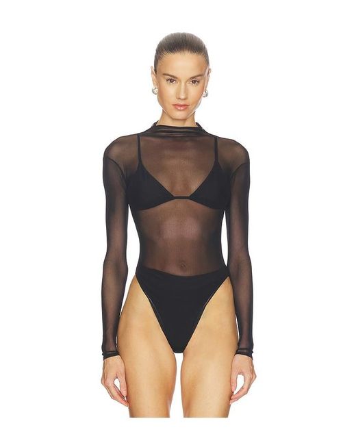 Mimchik Black Elle Mesh Bodysuit