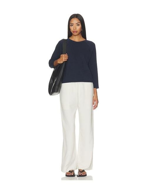 Leset Blue Margo Baseball Tee