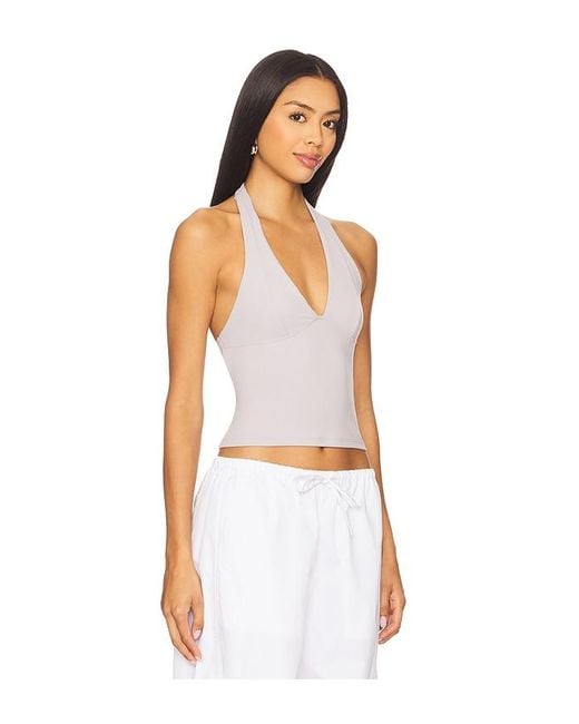 Free People White X Intimately Fp Still Here Halter