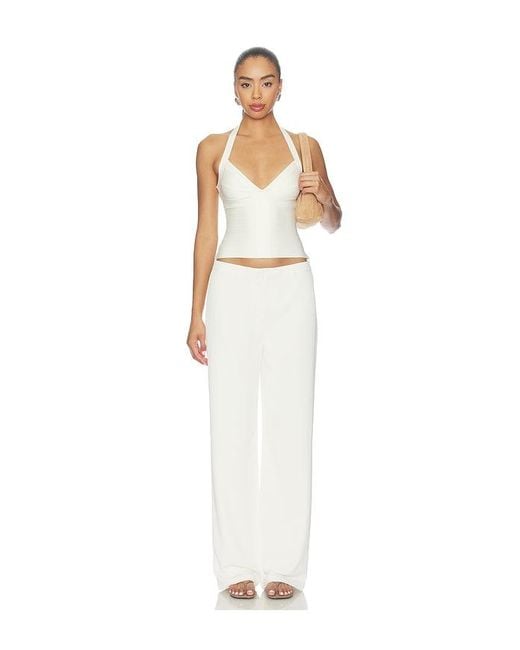 SNDY'S White Chase Pant