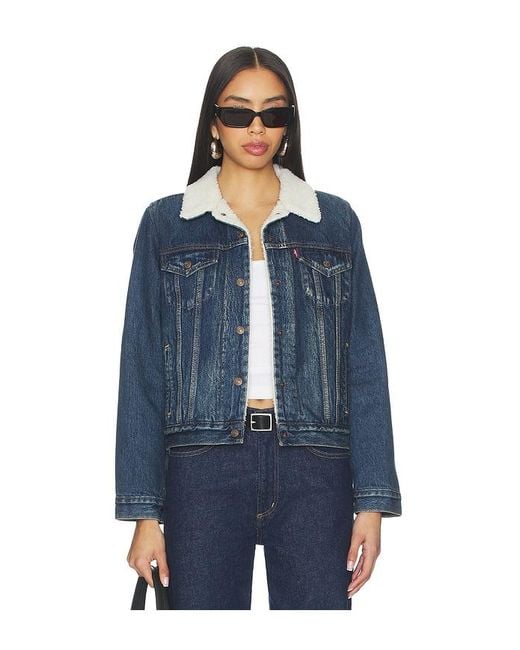 Levi's Blue Original Sherpa Trucker