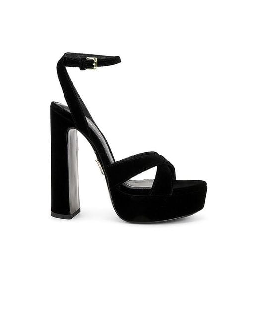 retroféte Black Melodia Platform Sandal