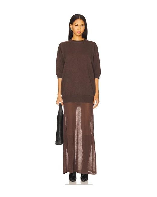 SER.O.YA Brown Arwen Maxi Dress