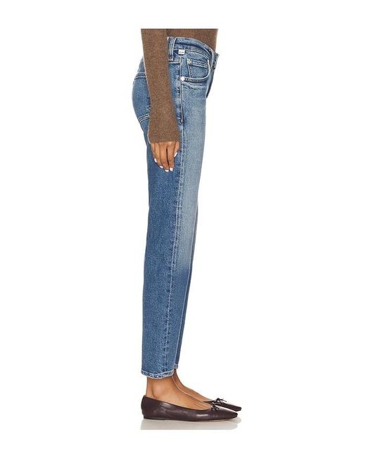 Citizens of Humanity Blue Anissa Low Rise Straight Jeans