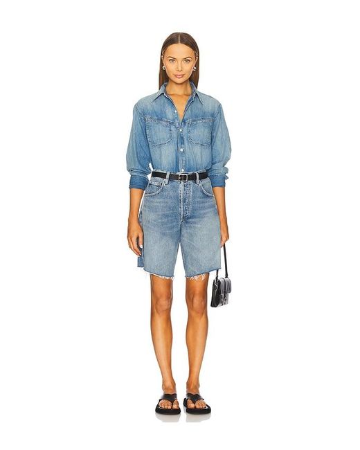 Citizens of Humanity Blue Solene Shirt