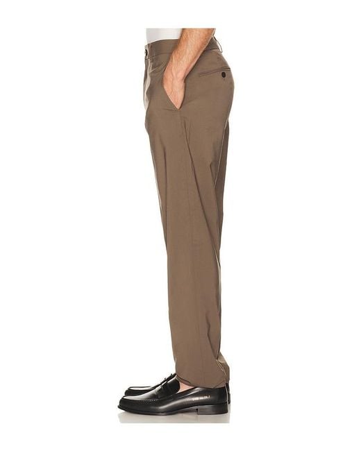 Theory Brown Motion Wool Curtis Pant for men